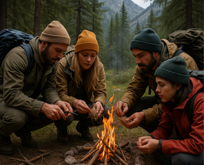 survivor nature entreprise - team building affiche produit